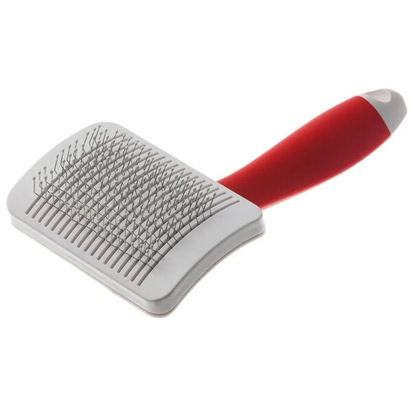 Пуходерка Zoo One RED, с активным кордом, самоочищающаяся, с каплей, малая