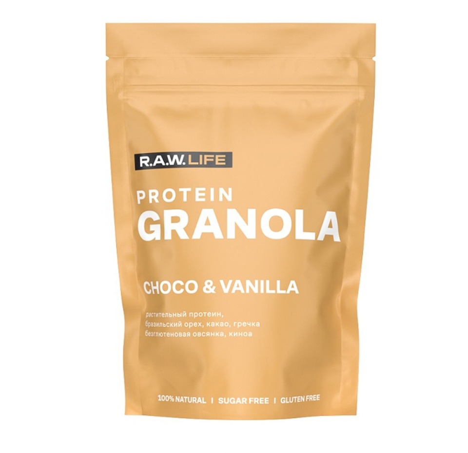 

Гранола R.A.W.Life Шоколад и ваниль 220 г