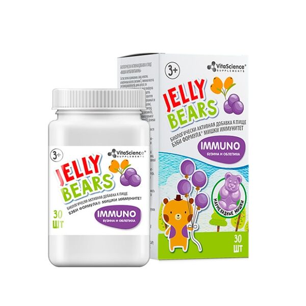 Мишки Иммунитет жев. пастилки 2,5г №30 БАД Витасайнс