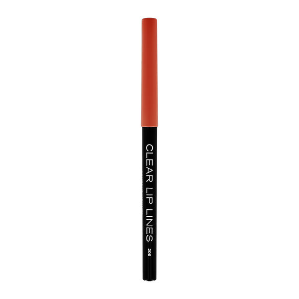 Карандаш для губ `PARISA` CLEAR LIP LINES автоматический тон 206 коричневый, 1.2 г