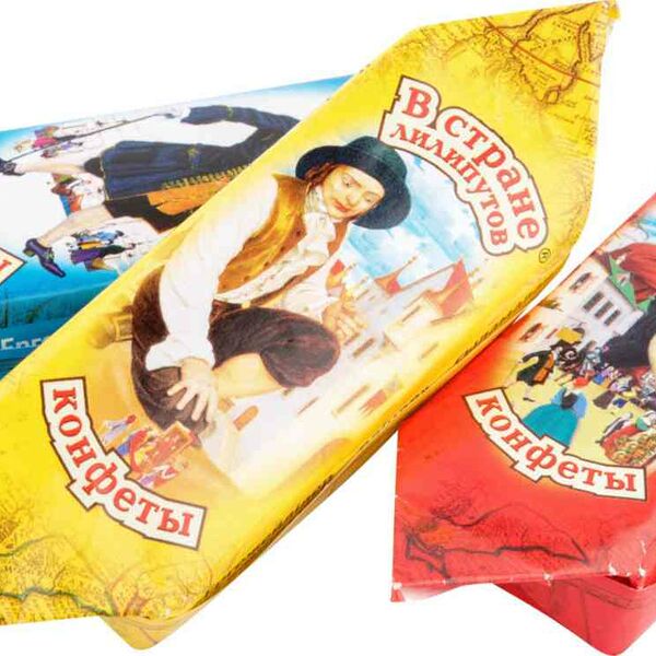 Конфеты вафельные В стране лилипутов Славянка