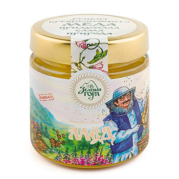 Мёд Сердце Кавказа цветочный 250г Россия