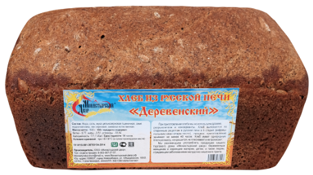 Хлеб Монастырский двор Деревенский бездрожжевой