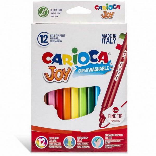 Фломастеры Кариока джой 12цв. картон. уп. Universal арт. 40614