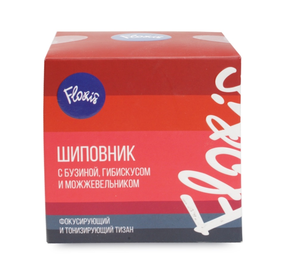 

Чайный напиток Floris Шиповник с бузиной и можжевельником, 80 г