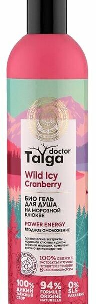 Гель для душа Natura Siberica Doctor Taiga Wild Ice Cranberry