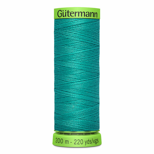 744581 Нить Extra Fine 150 для особо деликатных тканей, 200м, 100% п/э Gutermann(235 изумрудный)