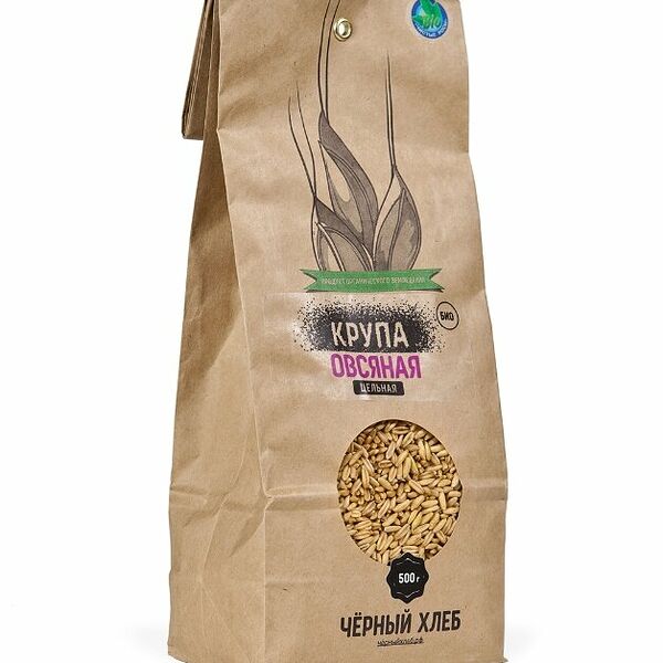 Крупа овсяная Черный хлеб цельная Био