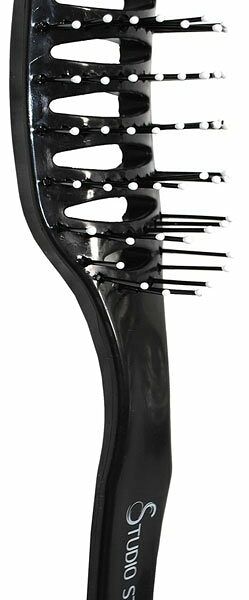 Щетка для волос Basic (Бейсик) для укладки изогнутая ТМ Studio Style (Студио Стайл)