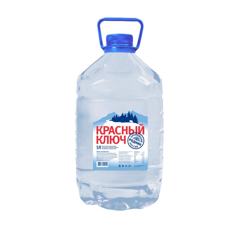 

Вода питьевая Красный ключ негазированная 5 л