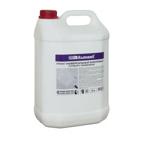 Грунт акриловый BITUMAST, 5л