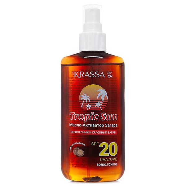 Krassa Tropic San Масло для загара SPF 20 150 мл