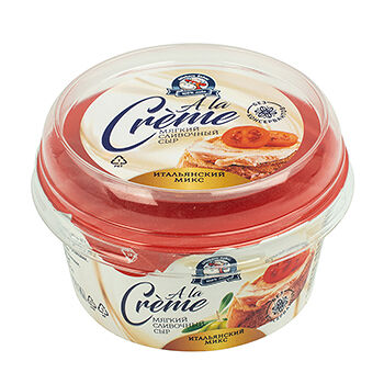 Сыр A La Creme мягкий сливочный Итальянский микс 65% Mlekara Sabac