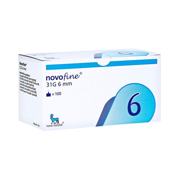 Иглы Novofine 31G 0.25 х 6 мм 100 шт