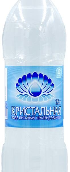 Вода негазированная Кристальная питьевая 1.5 л