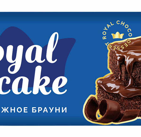 Пирожное Royal Cake Бисквитное брауни шоколад 50 г