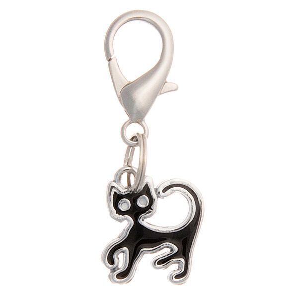 Адресние V.I.Pet Силуэт Кошка чёрная 1.5х1.4 гравировка