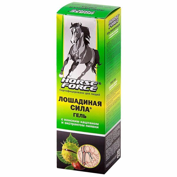 Лошадиная сила Гель д/ног тонизир.Каштан-Пиявки