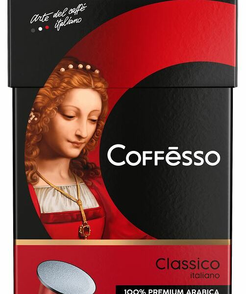 Кофе в капсулах Coffesso Classico Italiano жареный молотый Nespresso, 20x5г