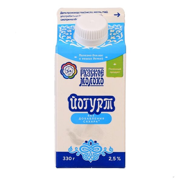 Йогурт питьевой Рузское молоко натуральный 2,5%