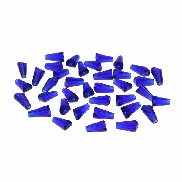 4AR382/385 Бусины хрустальные тауэр, 36шт/упак, Astra&Craft(411 Темно-синий)