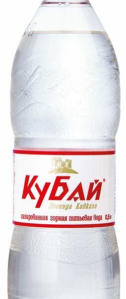 Вода минеральная питьевая Кубай газированная 0.5 л