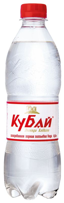 

Вода минеральная питьевая Кубай газированная 0.5 л