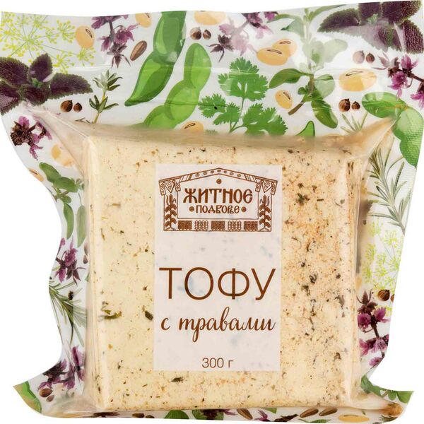 Продукт соевый Житное Подворье Тофу с травами, 300г