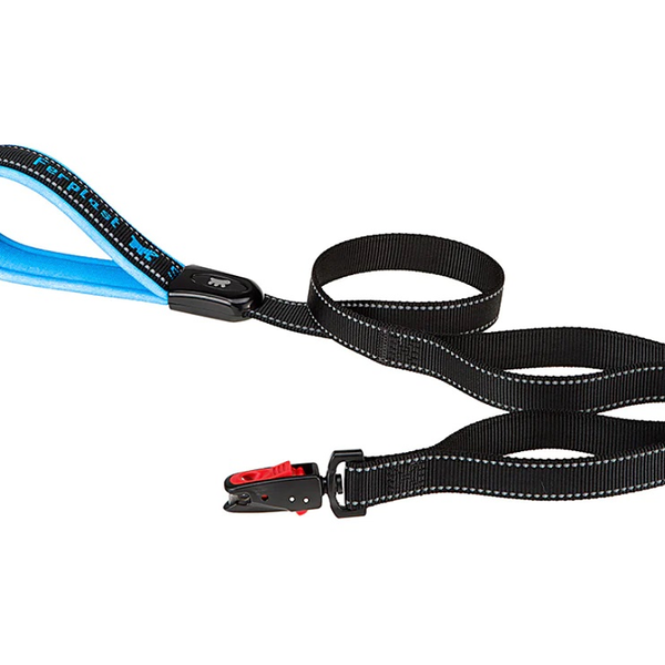 Ferplast поводок нейлоновый Ergofluo Matic G25/120 Голубой