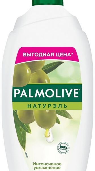 Крем-гель Palmolive для душа Натурэль Интенсивное увлажнение Олива и увлажняющее молочко, 750мл
