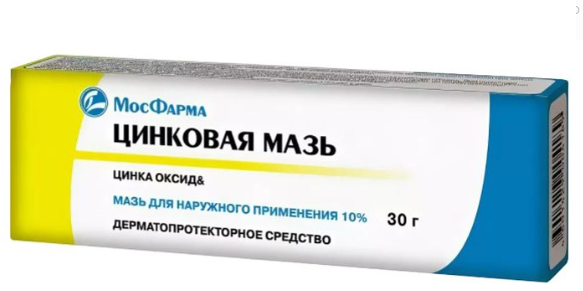 Цинковая мазь МосФарма туба 10% 30 г