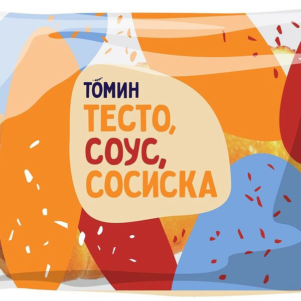 Сосиска в тесте Томин хлеб с соусом, 110 г