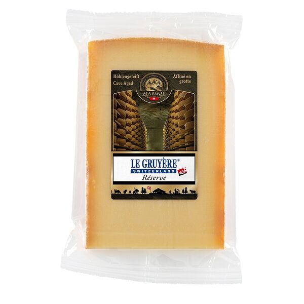 Сыр Грюйер резервный 45% margot fromages 200г, Швейцария