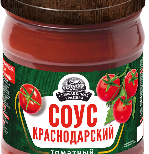 Соус СЕМИЛУКСКАЯ ТРАПЕЗА Краснодарский томатный