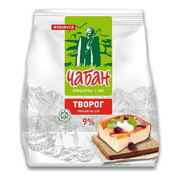 Творог рассыпчатый Чабан 9%, 350 г