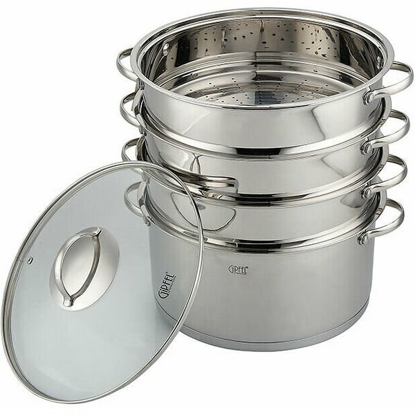 Пароварка GIPFEL Donella 1813, 11 л, диаметр 33 см