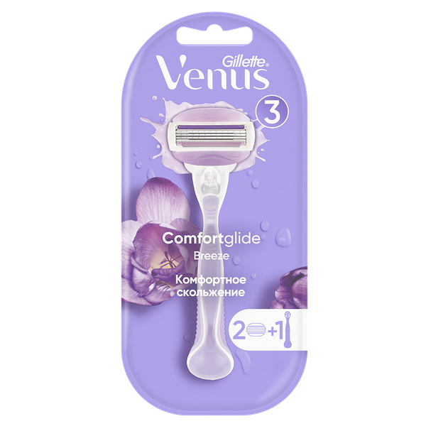 Бритва женская GILLETTE Venus ComfortGlide Breeze, со сменной кассетой