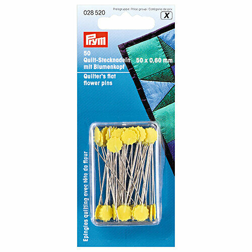 028520 Булавки для квилтинга с головкой в форме цветка 0,60*50мм Prym