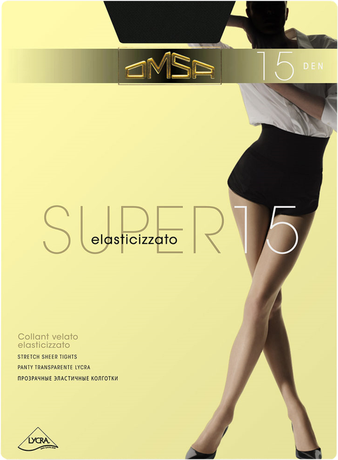 

Колготки женские OMSA Super 15 den nero 2