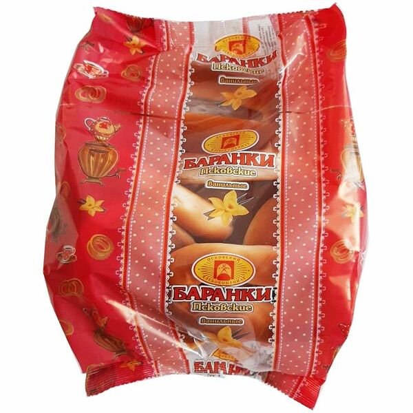 Баранки Псковский хлебокомбинат Псковские ванильные, 350г
