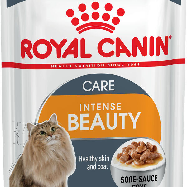 Royal Canin Intense Beauty пауч для красоты шерсти кошек (кусочки в соусе) Мясо