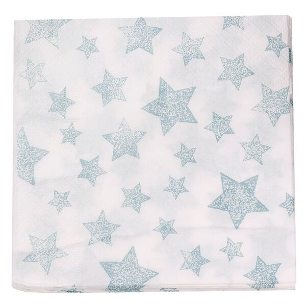 Салфетки бумажные Звездопад, 20 шт, 33 х 33 см, 2 слоя