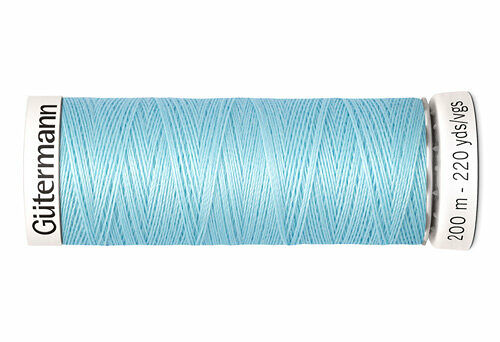 748277 Нить Sew-all для всех материалов, 200м, 100% п/э Gutermann(195 голубой лед)