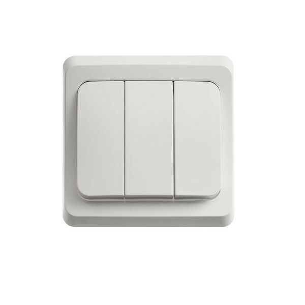 Выключатель трехклавишный SCHNEIDER