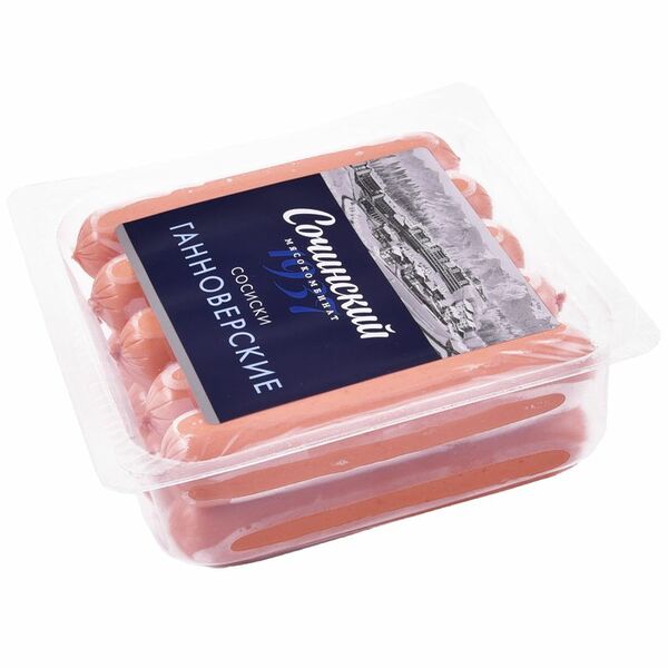 Сосиски Сочинский МК Ганноверские вареные