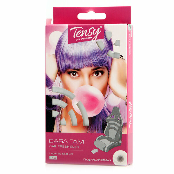 Гелевый ароматизатор (освежитель) воздуха Бабл Гам ТМ Tensy (Тэнси)