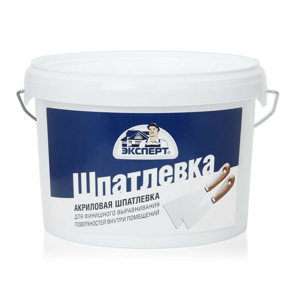 Шпатлевка акриловая финишная ЭКСПЕРТ, 5 кг