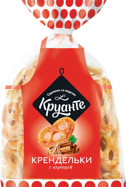 Крендельки слоёные Круанте с корицей