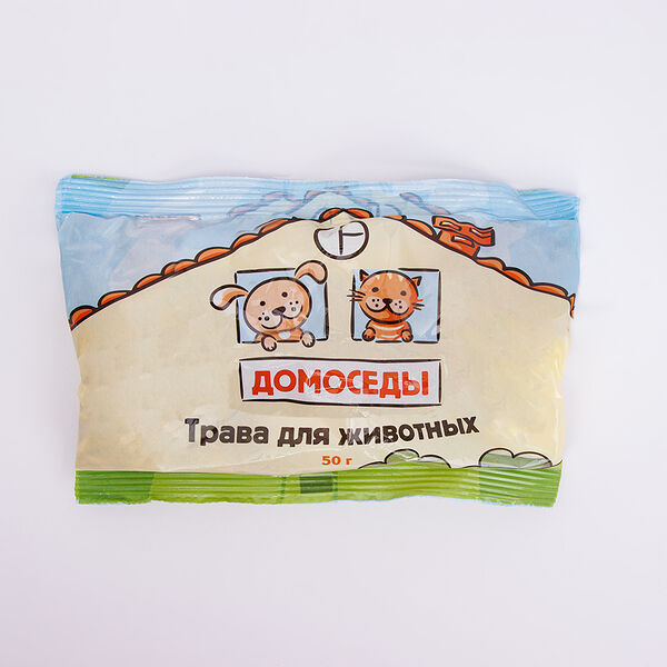 Семена для выращивания травы для кошек, 50 гр.