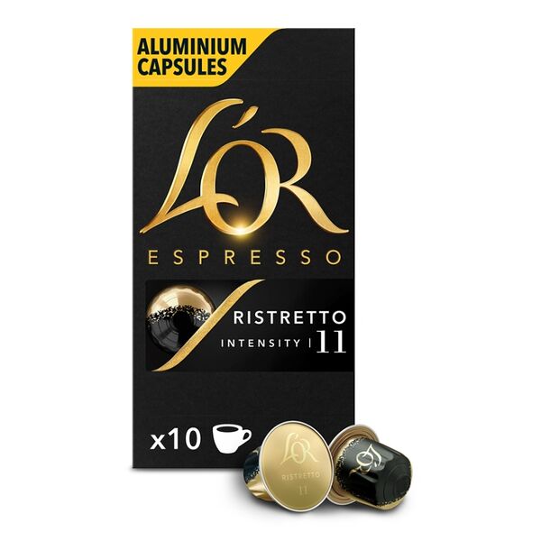 Кофе в капсулах молотый Lor Espresso Ristretto жареный натуральный